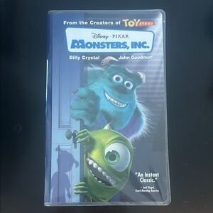 Disney Pixar Monsters, Inc. VHS
